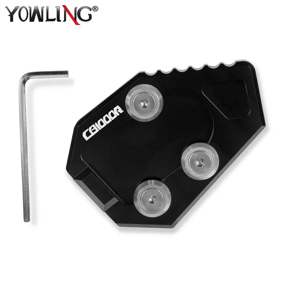 

Для Honda CB1000R SC60 2008 2009 2010 2011 2012 2013 2014 2016 CNC Выдвижная ножка боковая подставка удлинитель пластина увеличить