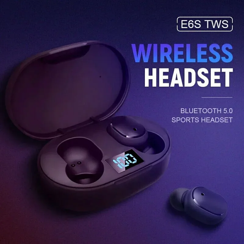 Беспроводные Bluetooth-наушники TWS-гарнитура с шумоподавлением и микрофоном