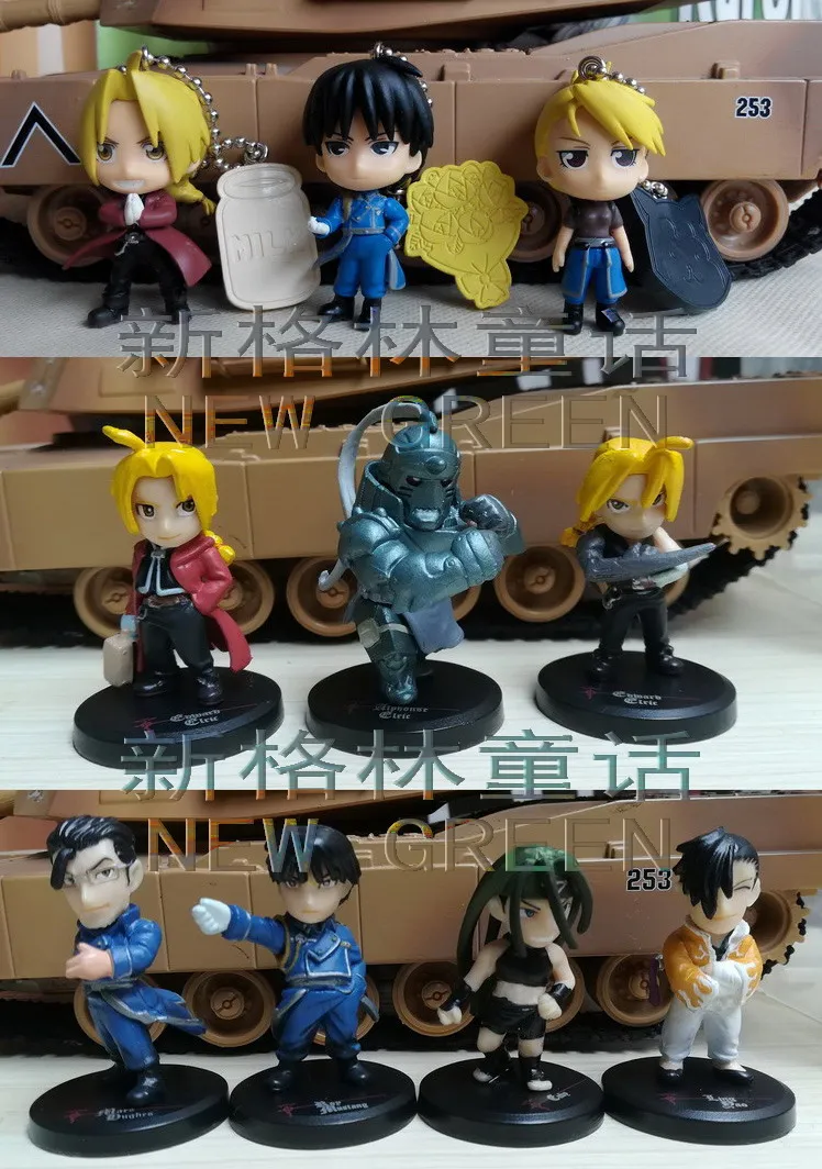 Цельнометаллическая экшн-фигурка Alchemist Roy Mustang Riza Hawkeye Эдвард Elric Альфонс Элрик Maes