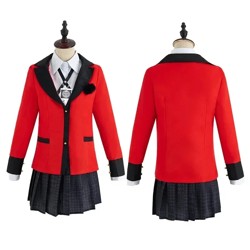 SN60 аниме Kakegurui Jabami Yumeko косплей костюм JK юбка униформа Хэллоуин Sayaka