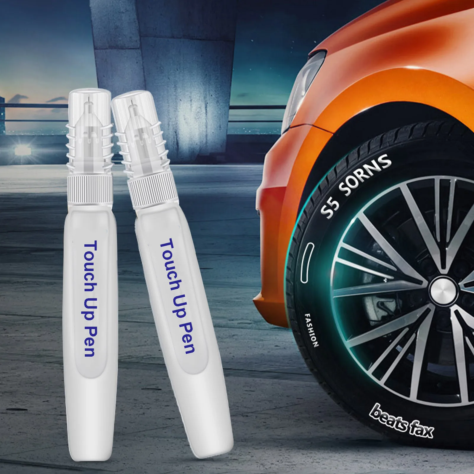 

4 Colors Car Scratch Repair Paint Pen Wheel Tire Oily Mark Pen For Car Body Paint Surface Scratches Remover Car Maintenance