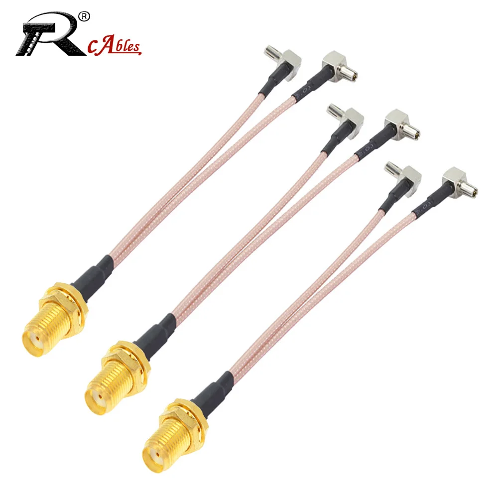 

Antenna Extension Cord SMA Female to 2xTS9 Male Splitter Y type RG316 Coaxial Cable Pigtail for HUAWEI/ZTE 3G/4G Modem Antenna