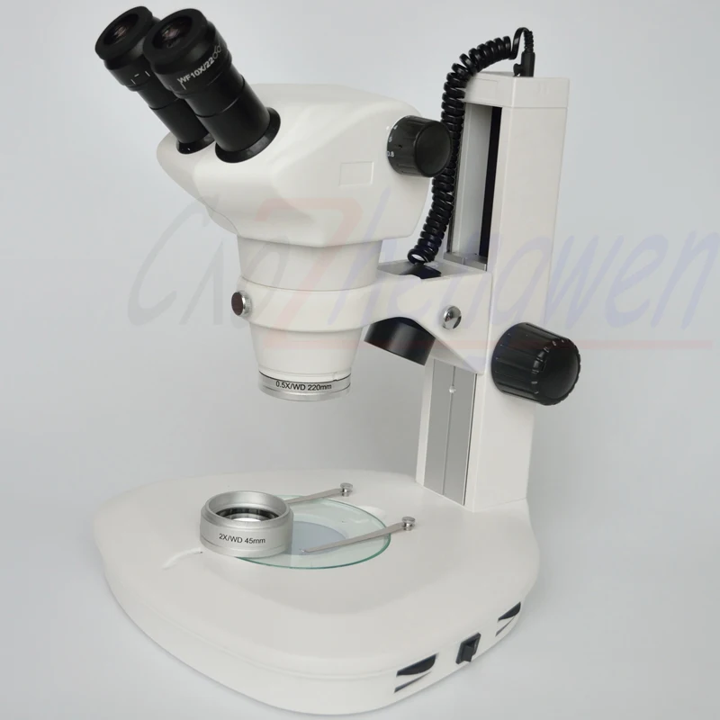 

FYSCOPE Scientific 4X-100X Track Stand Stereo Zoom Confocal Binocular Microscope with LED Lights