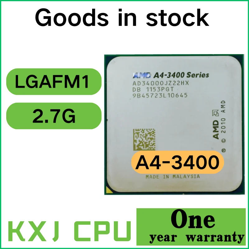 

AMD A4-Series A4 3400 2,7 GHz б/у двухъядерный процессор AD3400OJZ22GX разъем FM1