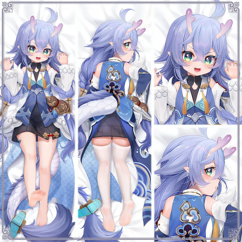 Игра Honkai: Star Rail Bailu Сексуальная Dakimakura 2WAY Шарнирный чехол для тела Аниме Японская