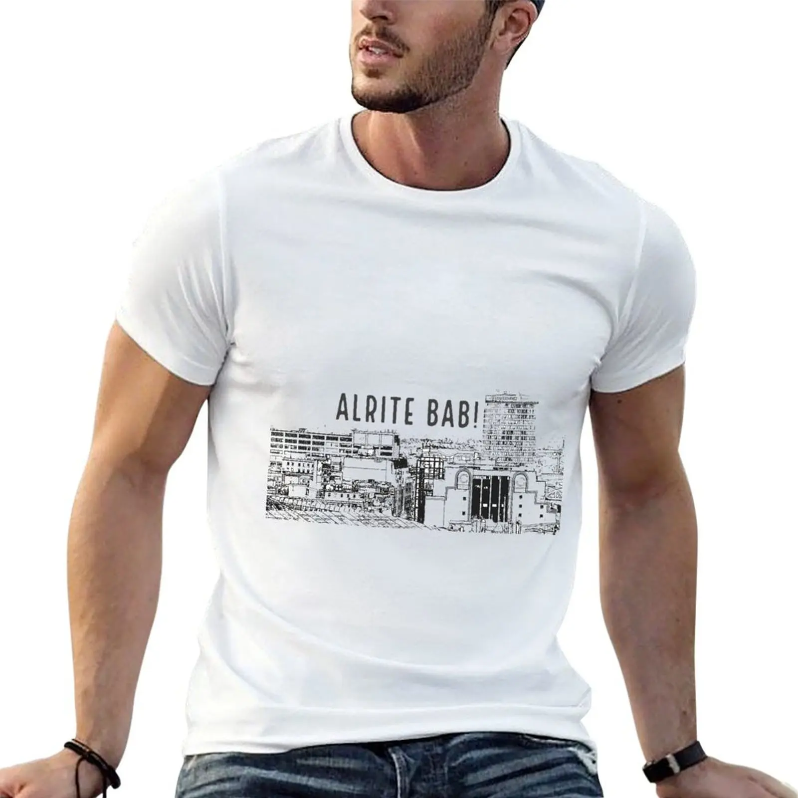 Фото shirt UK man Alrite on t essential Birmingham shirt T-Shirt graphic t Cityscape bab №1