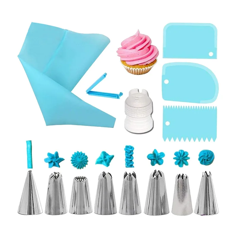 14 шт./компл. набор многоразовых кондитерских насадок для глазировки кондитерский