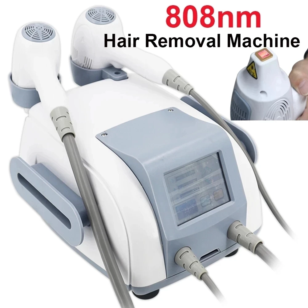 

2023 808nm Diode Laser Ice 2 in 1 Hair Removal Machine Professional Compress Depilation Instrument Skin Care Beauty Device New