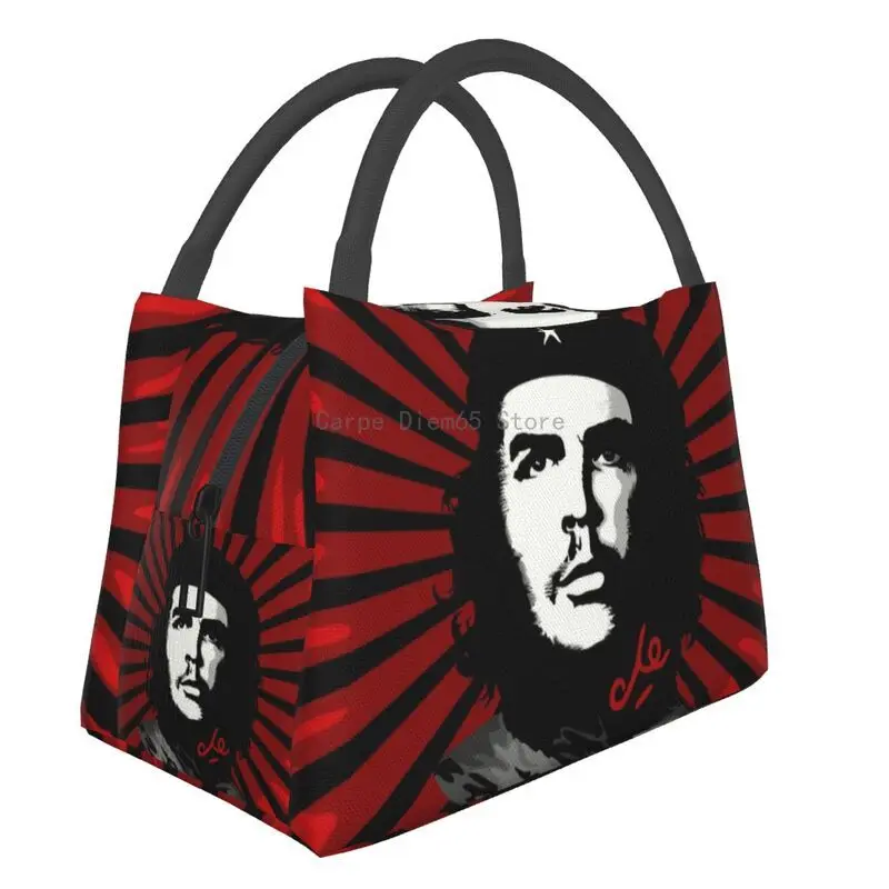 

Custom Che Guevara Lunch Bags Women Thermal Cooler Insulated Lunch Boxes for Picnic Camping Work Travel Fruit Fresh Storage Bag