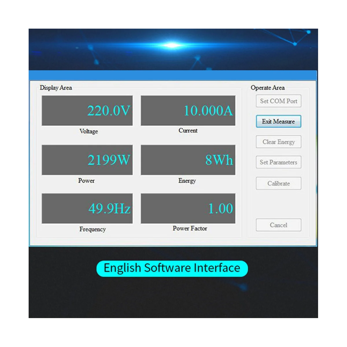 

PZEM 004T 3.0 Version Kwh Meter Current Test Module for Arduino TTL
