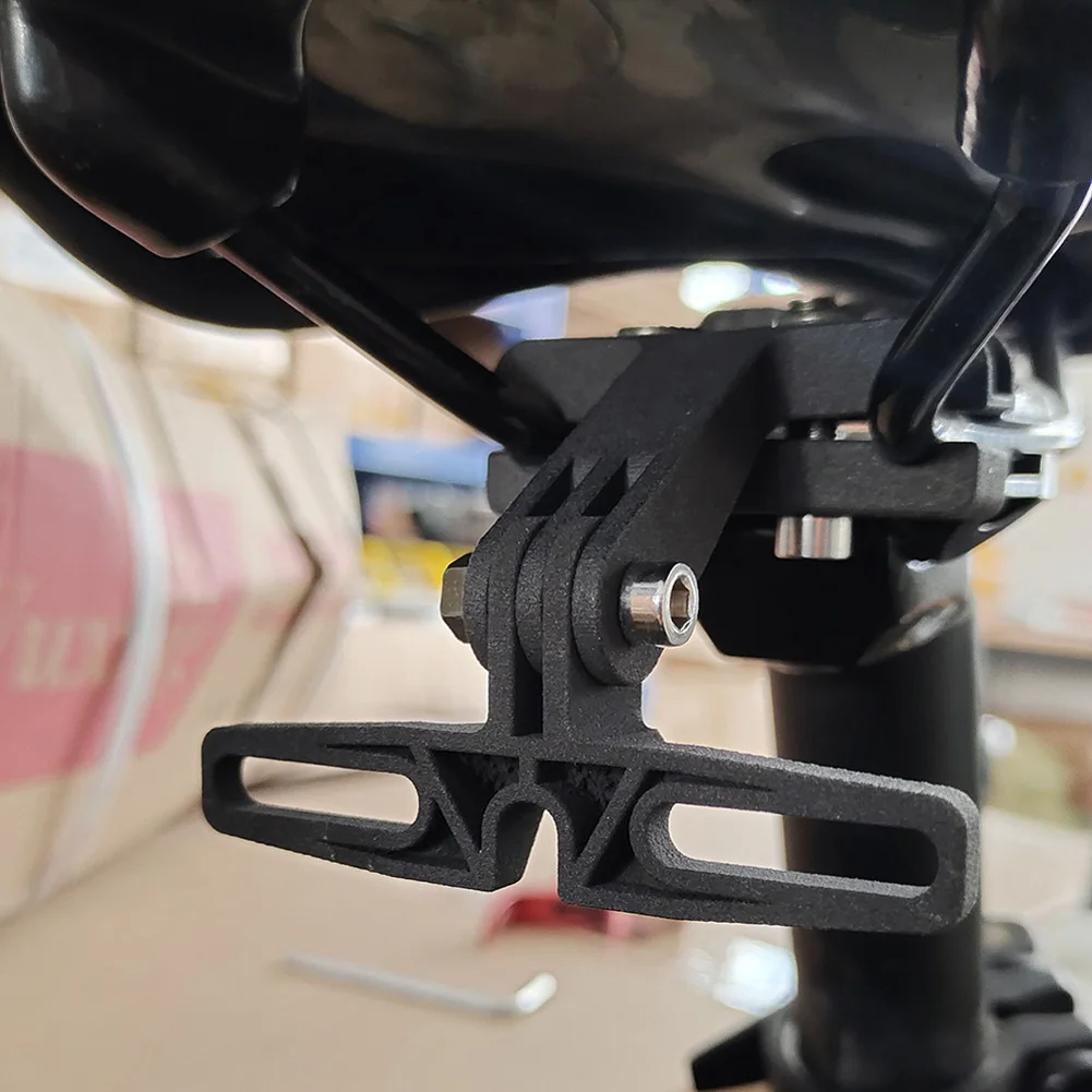 

EBike Electric Bicycle Saddle Taillight Mount Holder For-Gopro Bike Tail Light Camera Bracket Cycling Accessories 80x55mm