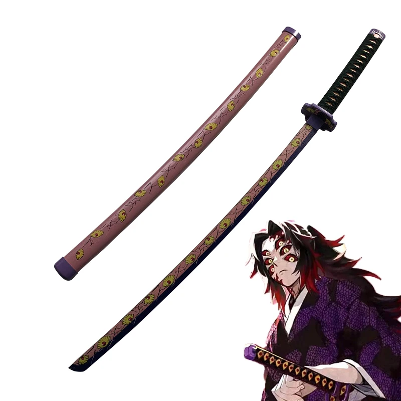 

Demon Slayer:Kimetsu No Yaiba sword 1:1 Kokushibou Tsugikuni Michikatsu Knife wood cosplay Props Swords Weapon 104cm