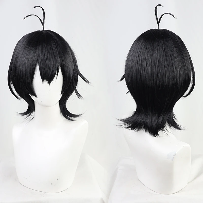 

Новый дизайн, парик для косплея из аниме Sk8 the Infinity Miya Chinen, короткие черные термостойкие синтетические волосы, парики с шапочкой