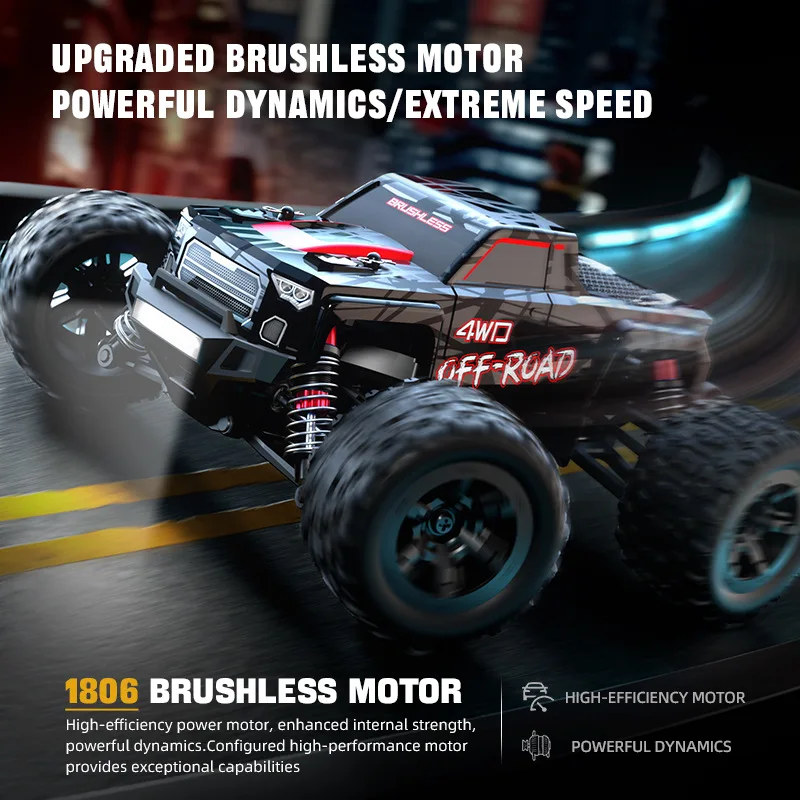 Новый Jjrc C8811 1/20 Радиоуправляемый автомобиль Off Road 4x4 Бесщеточный Power40 км/ч