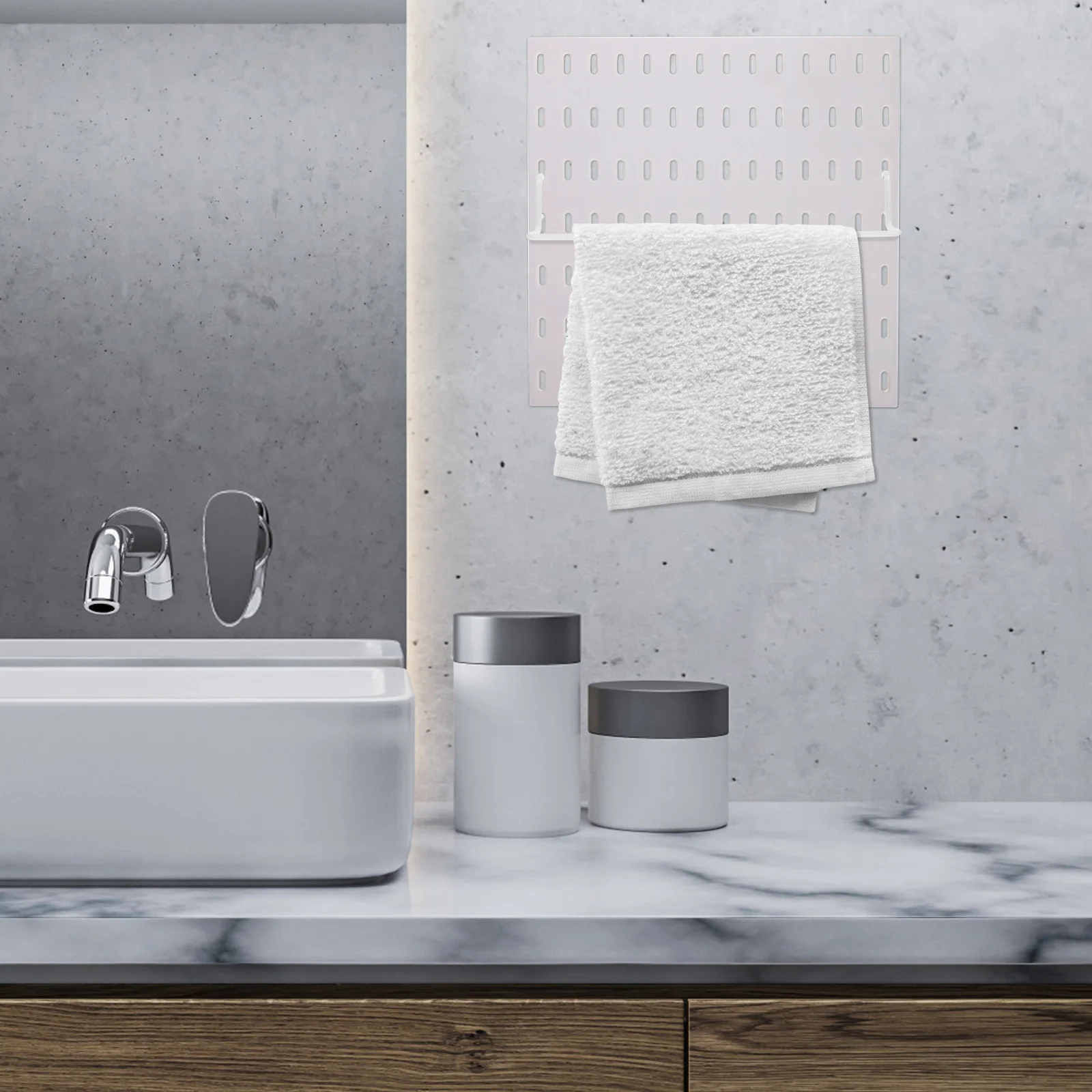 2 шт. колышек для полотенец перфорированная доска держатель бумаги черные крючки