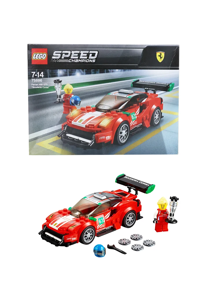 Конструктор LEGO 75886 скоростные чемпионы Ferrari 488 GT3 Scuderia Corsa