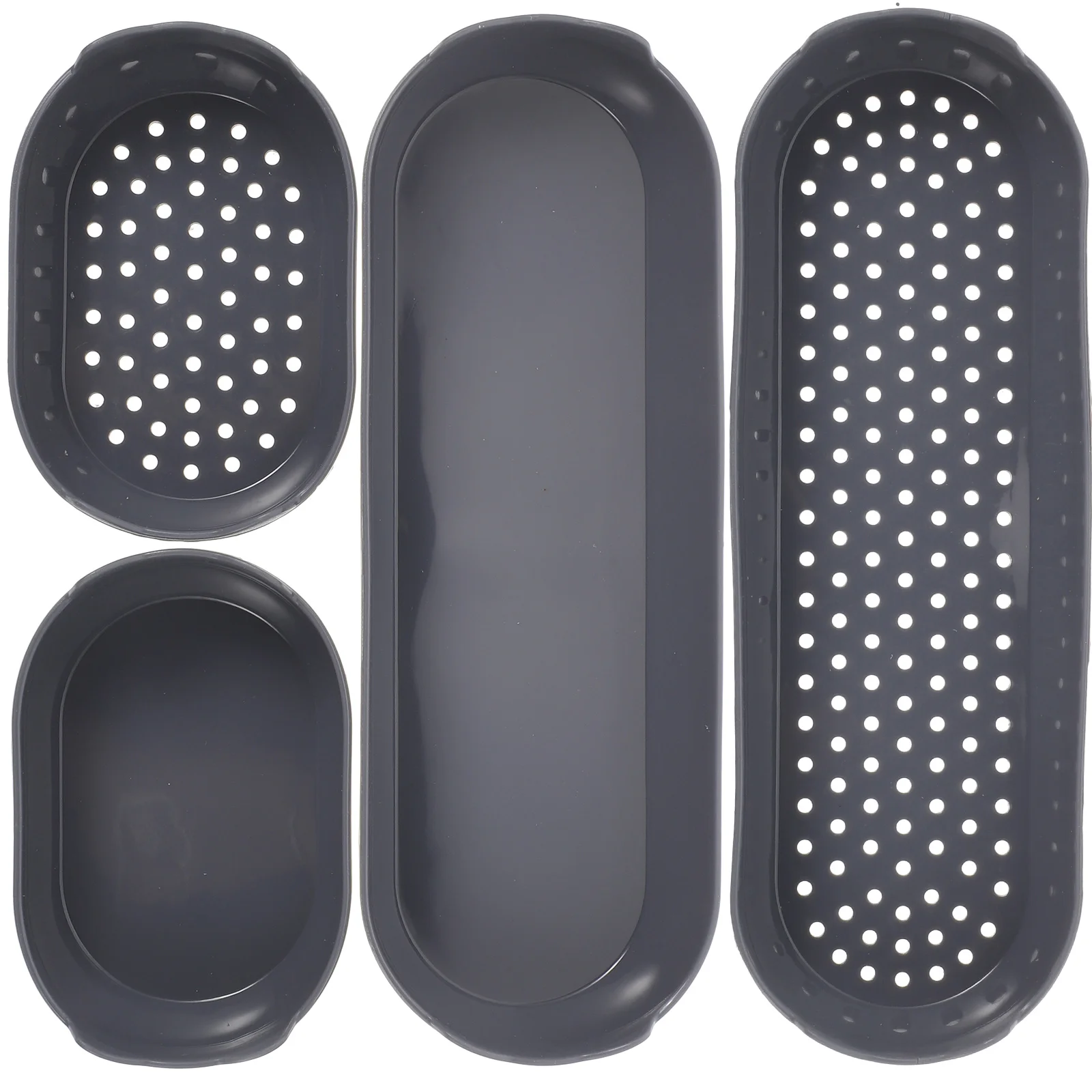 

Pan Bread Baking Silicone Loaf Bun Tin Form Tool Pans Mini French Dog Molds Hot Tray Sandwich Bakeware Kitchen accessories