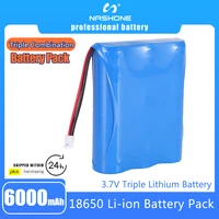 18650 lithium battery pack 3 7v 6000mah un38 3 new original li ion 18650 rechargeable triple lithium batteries pack