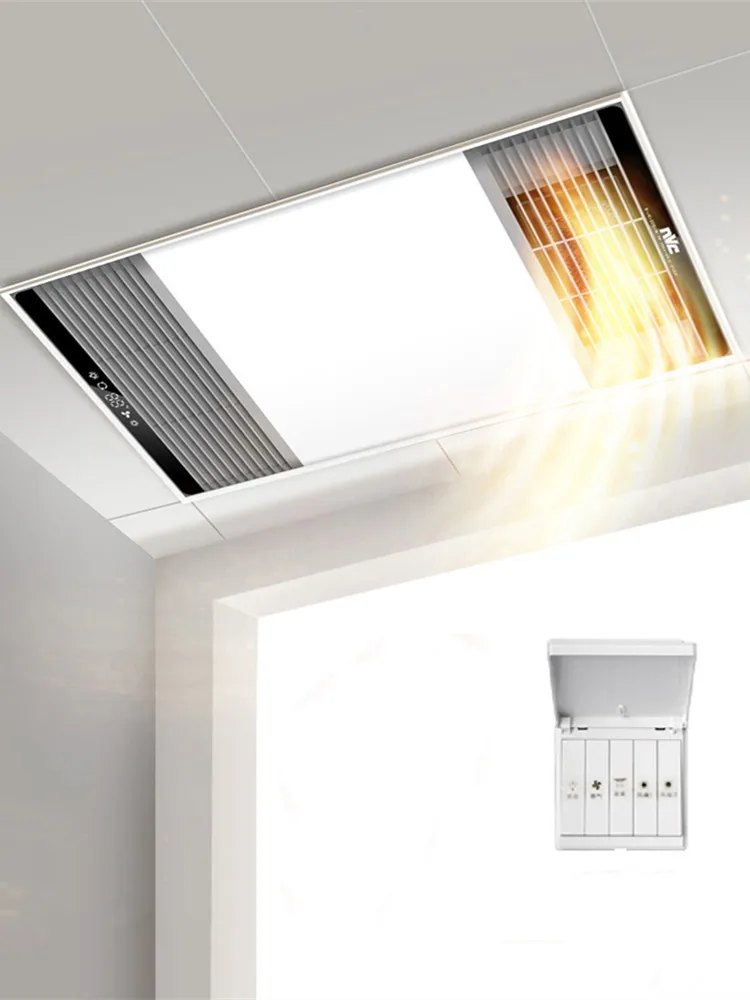 

Lighting Warm Air Blower Bath Bully Lamp Heating Integrated Ceiling Exhaust Fan Lighting Integrated Bathroom Warm Air Blower