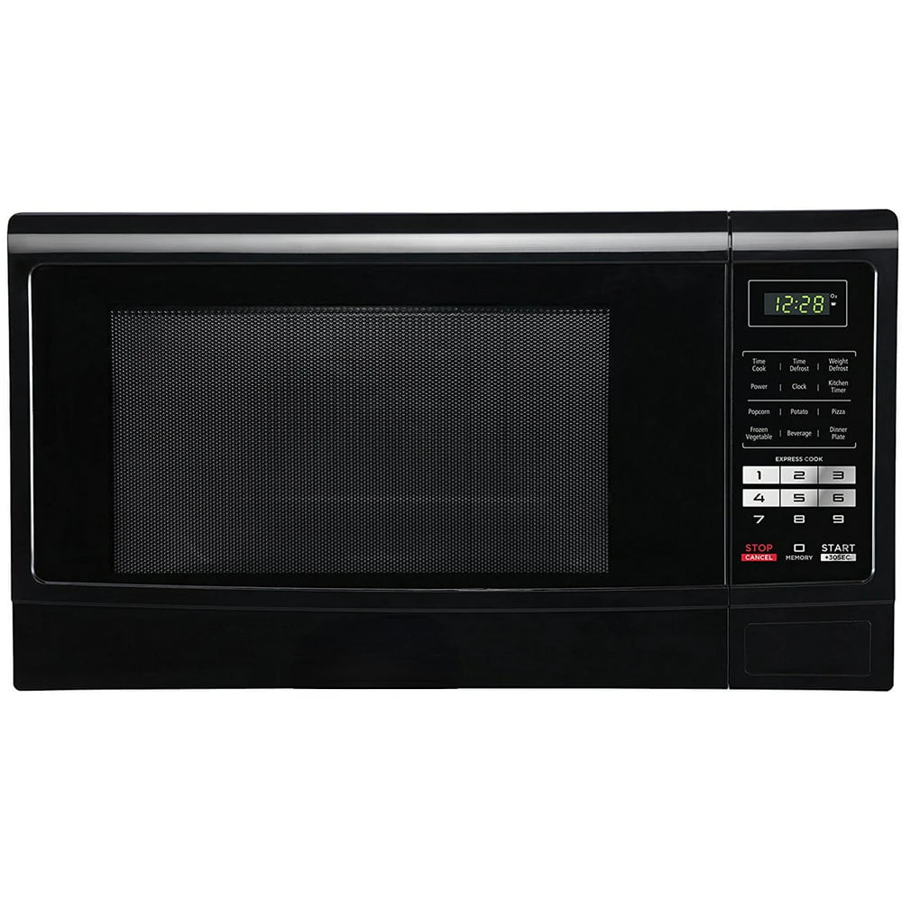 

Cu. Ft. 1100W Countertop Microwave Oven with Push-Button Door in Black Home applicances Hogar y cocina Home appliance