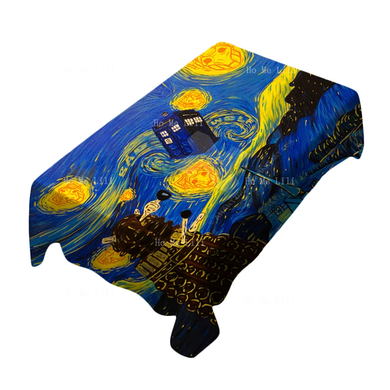The Tardis In Starry Night Doctor Who кроссовки antart постеры смешная пародия искусство плавное
