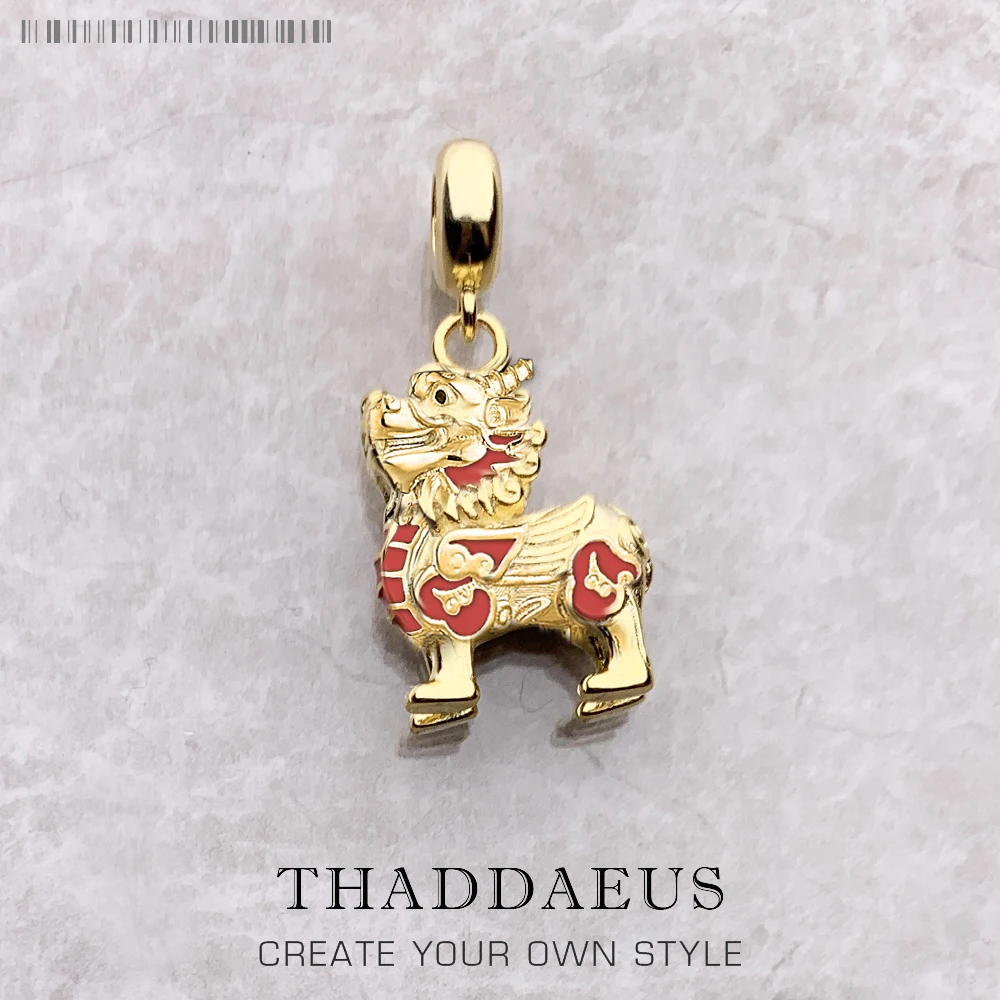 

Chinese Pixiu Pendant 925 Sterling Silver Dangle Charm For Women Men Vintage Fine Jewelry Protection Gift