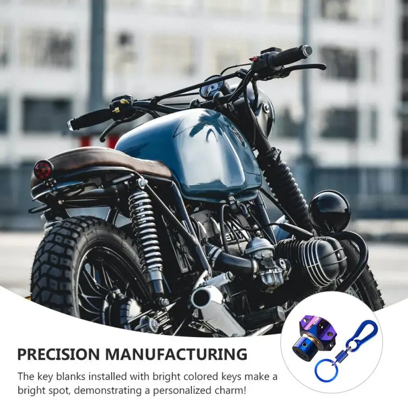 Универсальный CNC модифицированный сгоревший титановый брелок для ключей цепь