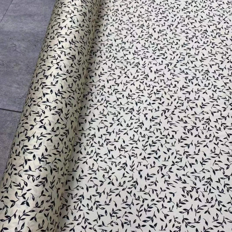 

Spring Small Floral Stretch Twill Fabric for Sewing Fashion Women Shirt Dress Silk New Design Cloth Clothing Material Wholesale