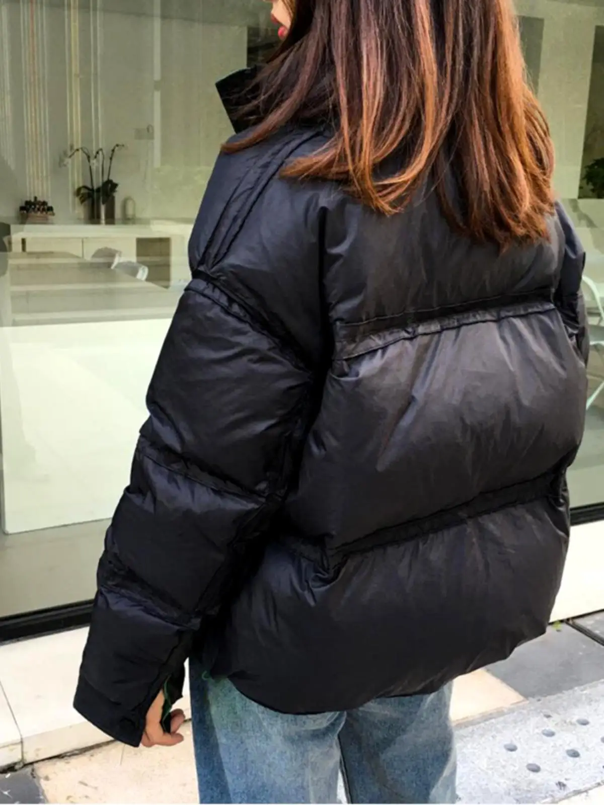 New Women clothes European Goods White Duck Down Down jacket Female Winter Small down Coat Short Double-sided Wear Loose Oute...