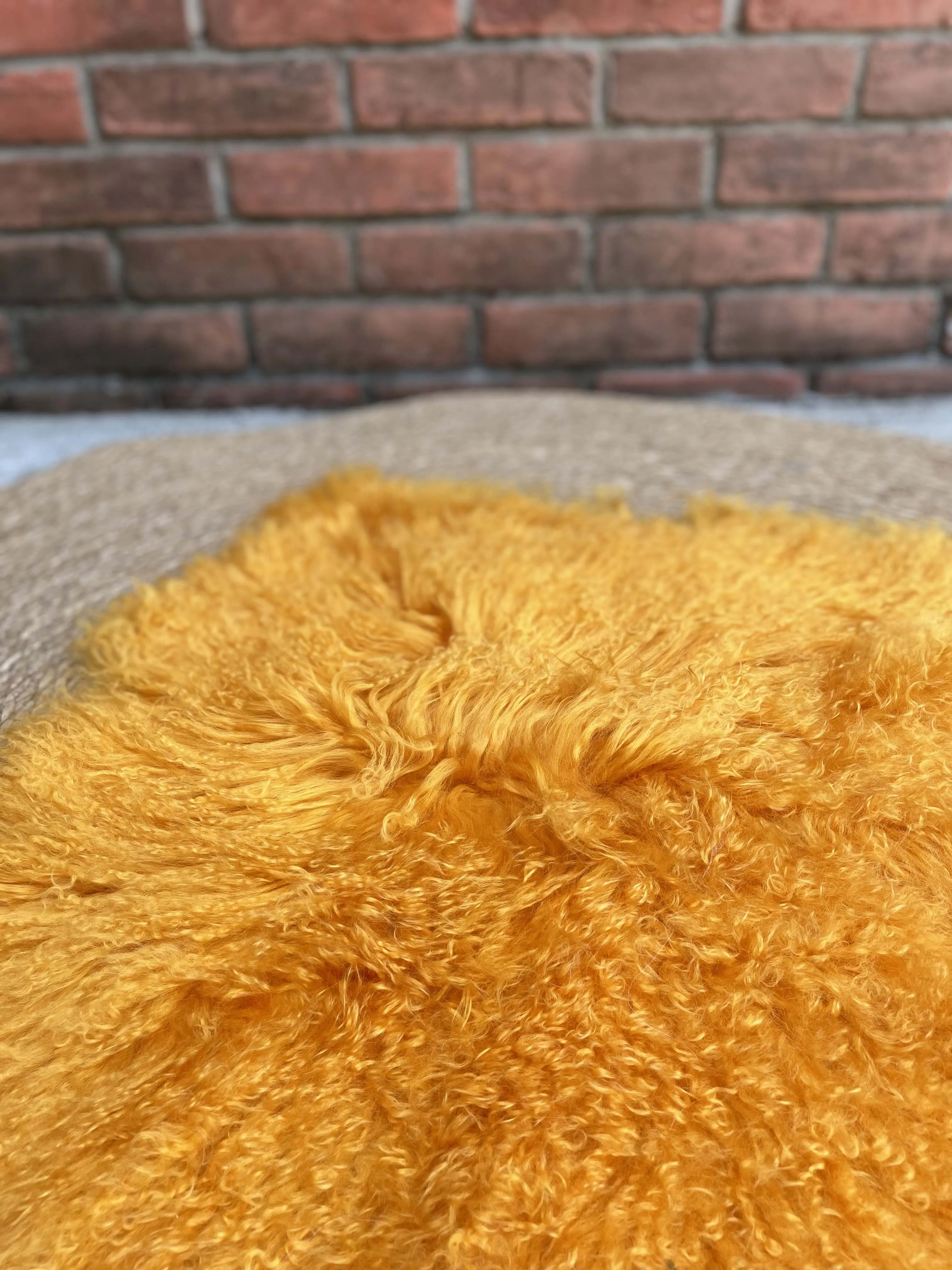 Soft 100% Wool Cushion Newborn Baby Photography Accessories True Long Pile Mongolian Fur Blanket  for Infant Photo Shoot Prop ​ enlarge