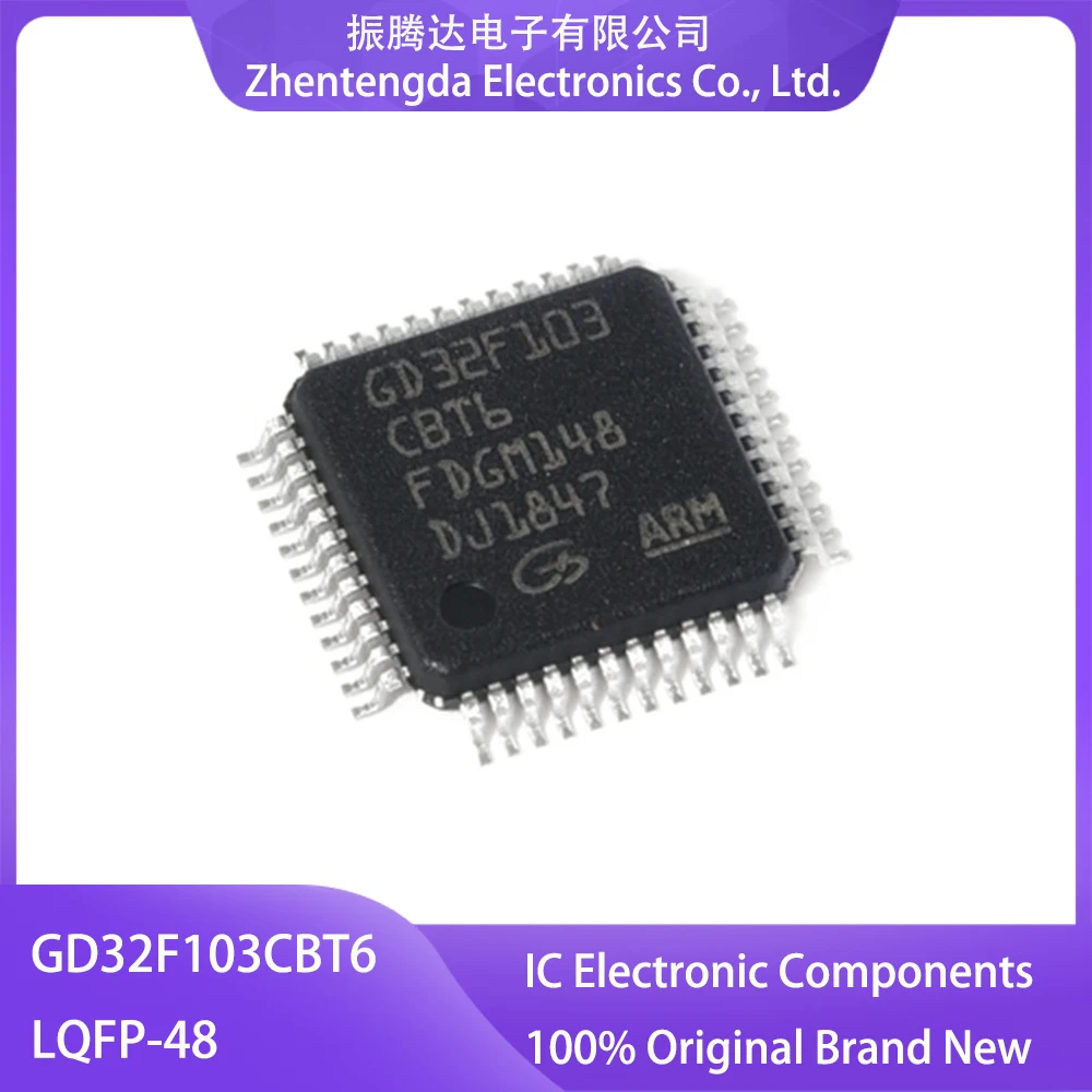 

Микросхема GD32F103CBT6 GD32F103CB GD32F103C GD32F103 GD32F GD32 IC MCU
