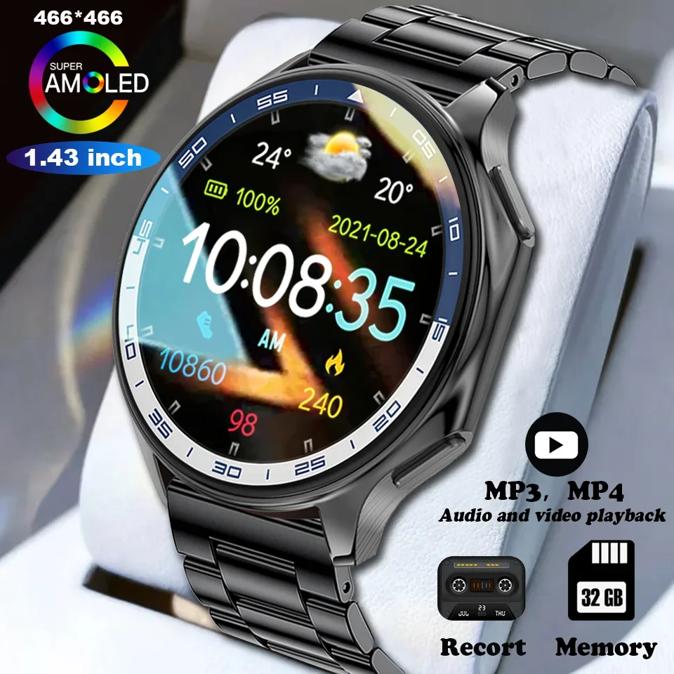 2024MAOYUAN новые часы X смарт-часы 4G память Музыка Видео 5 3 Bluetooth Вызов IP68