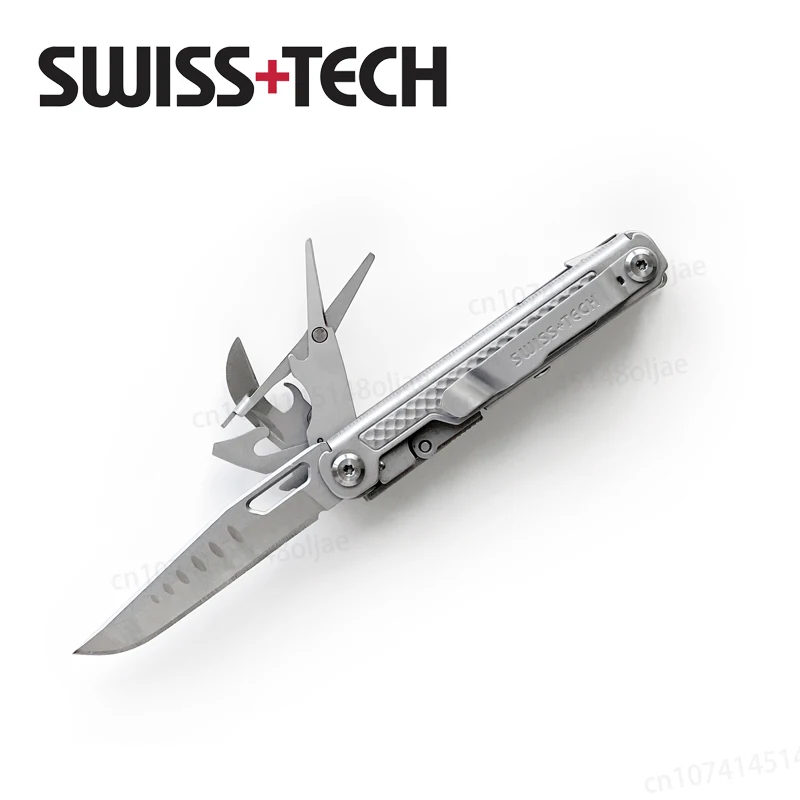 

Складной многофункциональный инструмент SwissTech 11 в 1, многофункциональный комбинированный инструмент, складные ножницы, Уличное оборудование для повседневного использования