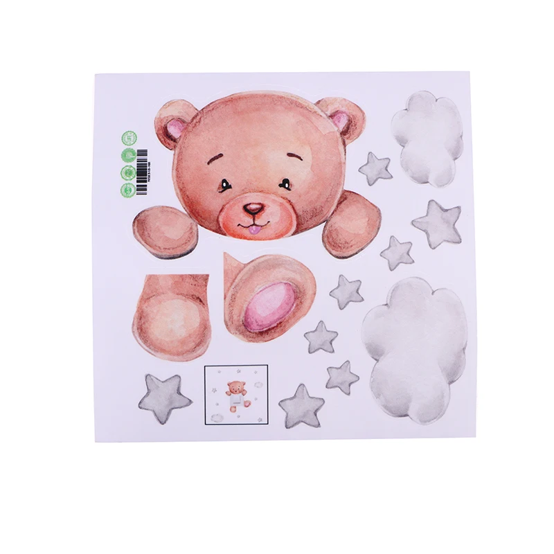 Мультяшные милые наклейки для детской комнаты спальни декоративные настенные