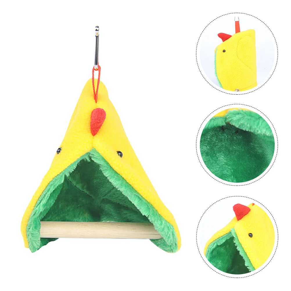 

Bird Hangingparrot Bed Plush Hut Swing Tent Hammock Birds Toybudgie Parakeet Snuggle Warm Pet Standcages Perch Cage Toyscave