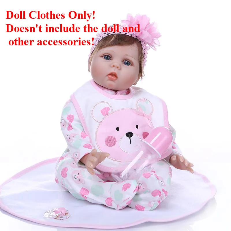 Одежда для куклы подходит кукол реборн 55 см 57 22 дюйма наряд мальчиков и девочек npk