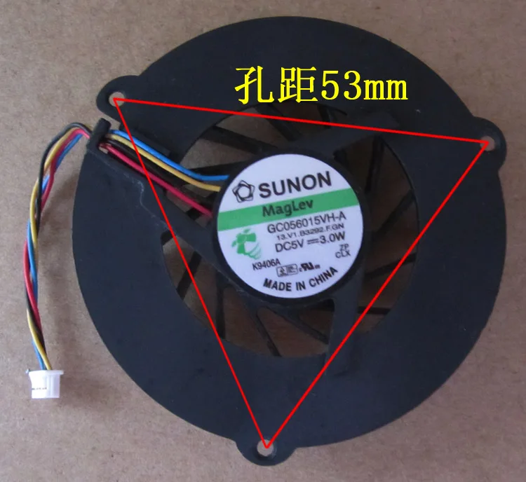 Бесплатная доставка оригинальный T68 GC056015VH-A 13. V1.b3292.f. GN 5V вентилятор для ноутбука