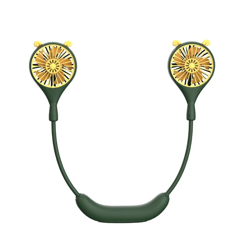 

Adjustable Portable Fan Hanging Neck Mini Air Cooler USB Rechargeable Small Drop Shipping