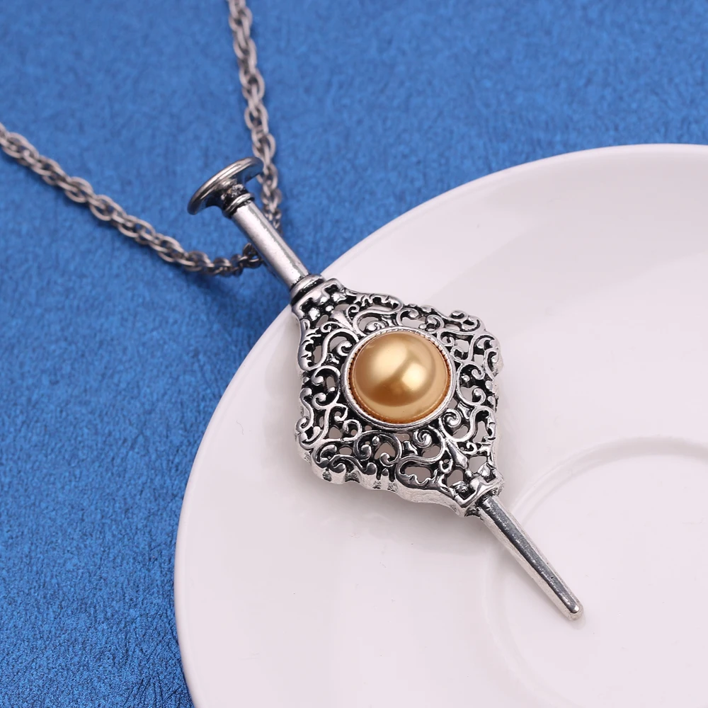 Ожерелье с подвеской в виде Пакта о крови Гарри Поттера, серебряное ожерелье с фантастическим Дамблдором гринделвальдом, ожерелье с подвеской в виде крови для фанатов, ювелирные изделия, подарки