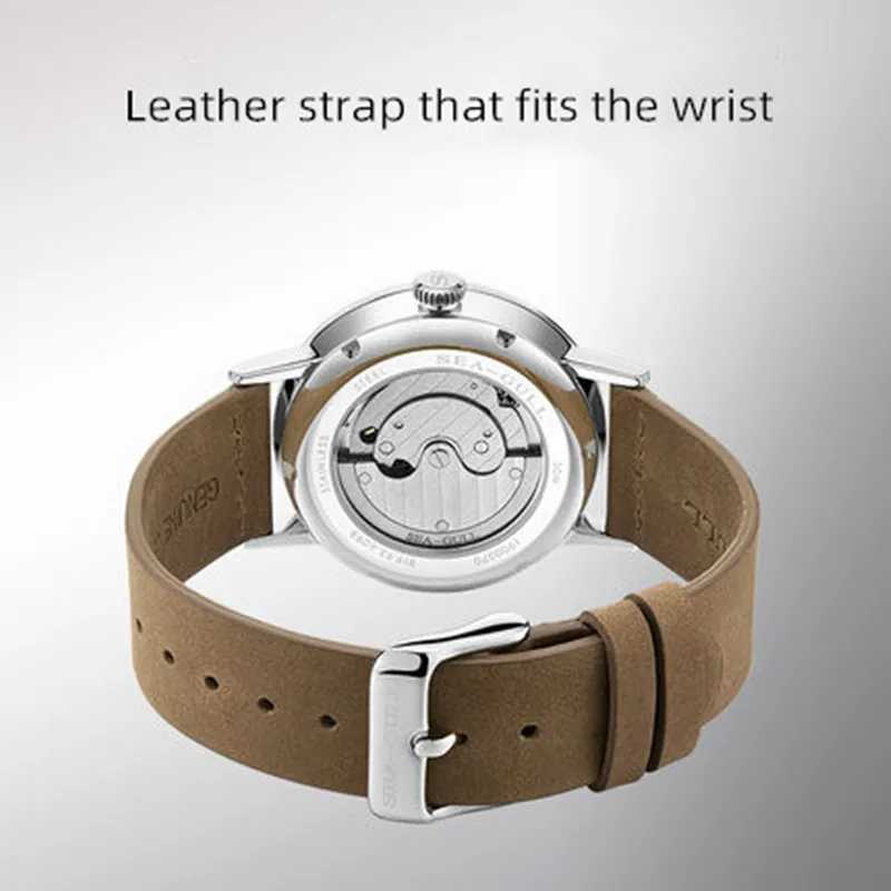 Дешево Новинка 2022, мужские водонепроницаемые простые механические часы с автоматическим ремешком, 819.93.6099