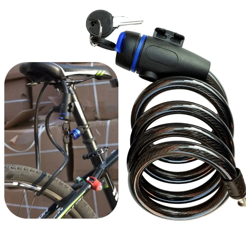 Замок для тяжелых мотоциклов 90 см металлический Противоугонный велосипедный