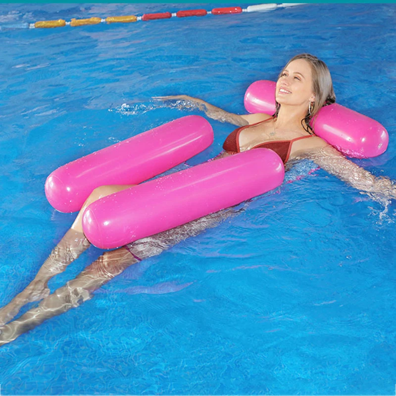 Inflatable Pool Float Chair Giant Pool Toy Inflat Float Beach Swim Bed Swimming Pool Mattress New