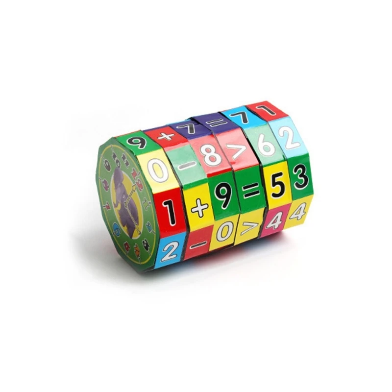 

Детская математическая игрушка Q0KB, обучающая головоломка для малышей, головоломка для мозга, съемный магический куб