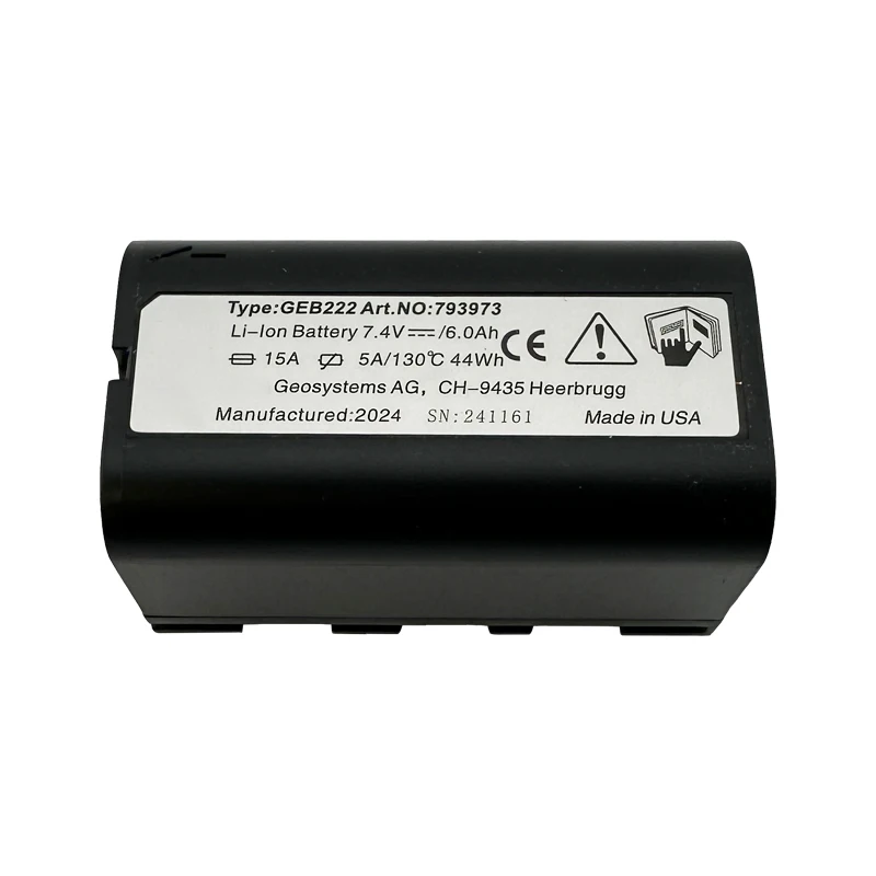 GEB222 аккумулятор 7 4 В 6000 мАч для GPS-системы тахеометра Leica TS02/06/09/12/16 ATX1200 1230 литиевый