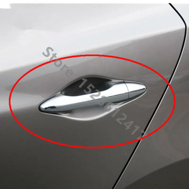 

Хромированная накладка на дверную ручку, защитное покрытие для дверной ручки, Накладка для Hyundai Tucson IX Ix35 2010 2011-2016, автомобильные аксессуары