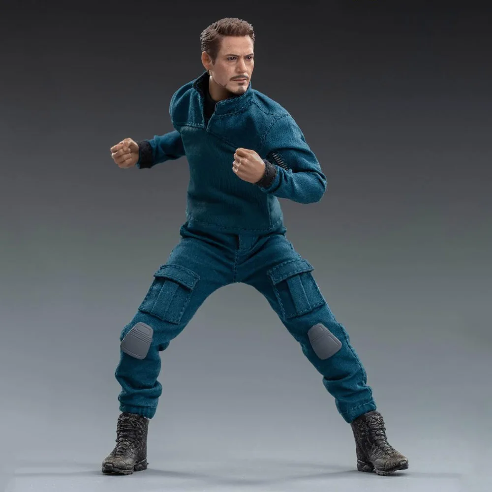 

In Stock Collectible KITTY STUFF 1/12 TX005 Robert Downey Jr. Tony Blue Clothes Set 6" Action Figure Full Set Model for Fans