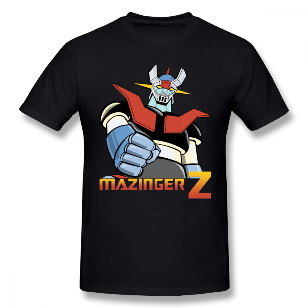 

Cool Mazinger Z Robot Cotton T Shirt For Men Women Short Sleeve Anime Tees Shirt Street Vaporwave Fashion T-Shirts Men's Clothes