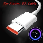 USB C кабель для Xiaomi 11 10 10T Pro 10S CC9 Note 10 Lite Poco X3 F2 Redmi K40 K30 K20 Pro, турбозарядный кабель 5A, быстрая зарядка
