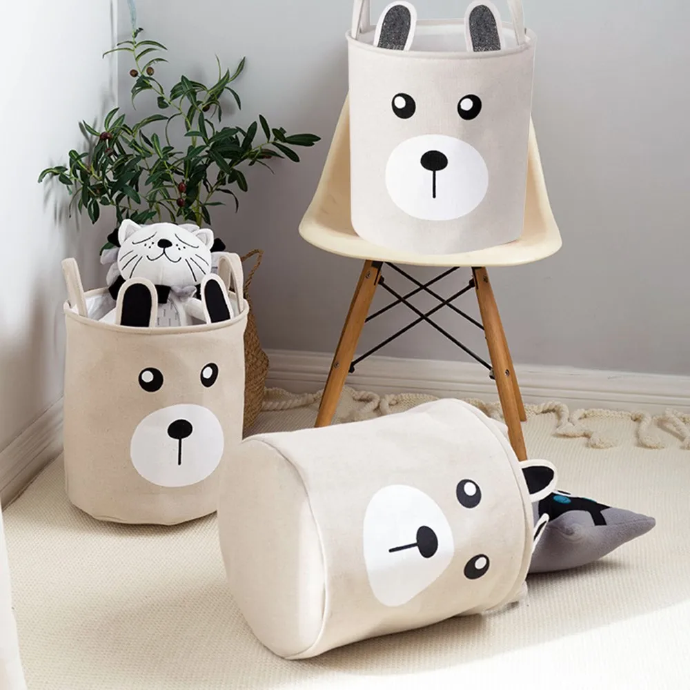 

Folding Laundry Basket Storage Bin Bag Large Hamper Collapsible Clothes Toy Basket Bucket Organizer Large Capacity With Handles