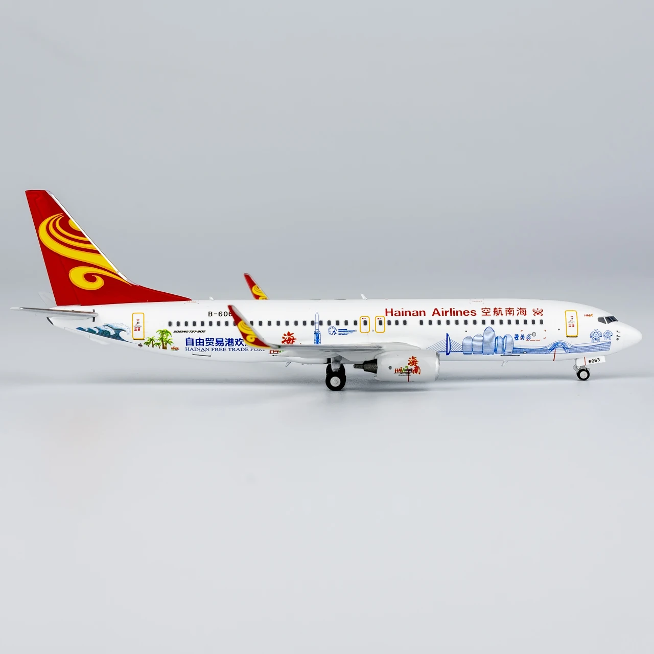 Коллекционный самолёт из сплава 58192 подарок NG модель 1:400 авиакомпании Hainan Airlines